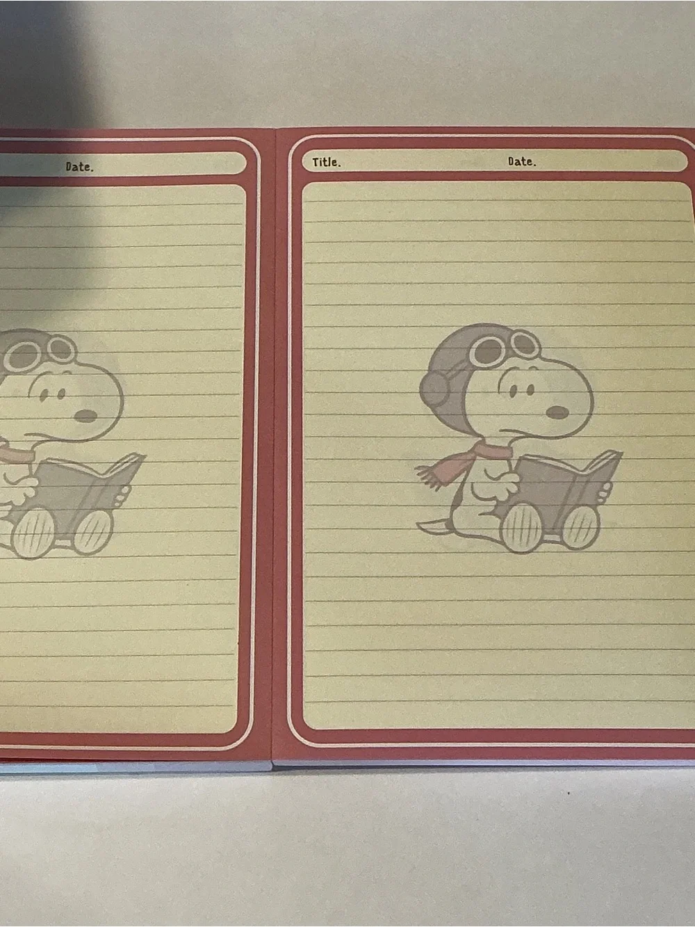 Peanuts Snoopy Pink Balloon Notebook - Decorative Party Journal 150 pages